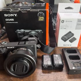 SONY α6400 ミラーレス一眼カメラ 16-50mm 多言語版セット