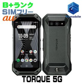 【中古】KYG01 TORQUE 5G【美品 利用制限○】 SIMフリー ブラック au エーユー 京セラ 115037Cスマートホン スマートフォン スマホ 携帯電話 白ロム 本体 格安