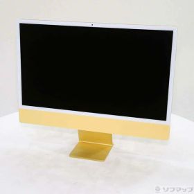 【中古】Apple(アップル) iMac 24-inch Mid-2021 Z12S0005V Apple M1 8コアCPU_8コアGPU 8GB SSD256GB イエロー 〔15.7 Sequoia〕 【344-ud】