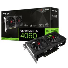 PNY GeFORCE RTX 4060 8GB XLR8 Gaming OC DUAL VCG40608DFXPB1-O