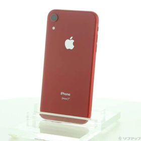 〔中古品〕 iPhoneXR 64GB プロダクトレッド MT062J／A SoftBank【344】