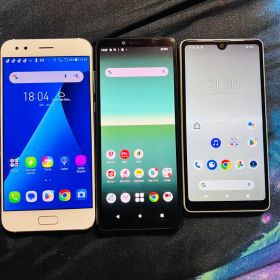 ASUS ZenFone & Sony Xperia スマートフォン3台セット