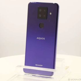 〔中古品〕 AQUOS sense4 plus 128GB パープル SH-M16 SIMフリー【262】