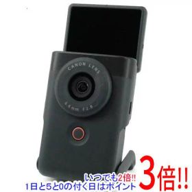 【いつでも2倍！1日と5.0のつく日、18日は3倍！】【中古】CANON製 Vlogカメラ PowerShot V10 ブラック 元箱あり
