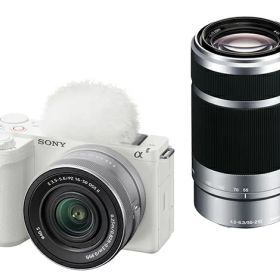 デジタル一眼カメラ VLOGCAM ZV-E10 II ZV-E10M2X ダブルズームレンズキット ホワイト