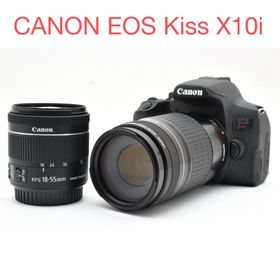 キヤノン(Canon)のCanon EOSKiss X10i/EF 18 55/EF 75 300(デジタル一眼)