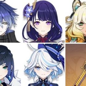 夜蘭+七七+ジン+岩峰を巡る歌+フリンズ2凸+フリーナ+夢見月瑞希+ティナリ+シロネン1凸+雷電将軍 | 原神のアカウントデータ、RMTの販売・買取一覧