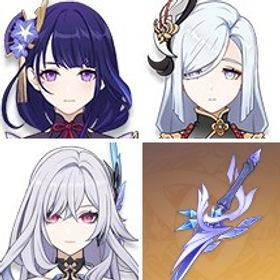 即対応|ティナリ+蒼耀+七七+雷電将軍+夢見月瑞希+スカーク3凸+申鶴+モナ+ジン|引退垢 | 原神のアカウントデータ、RMTの販売・買取一覧