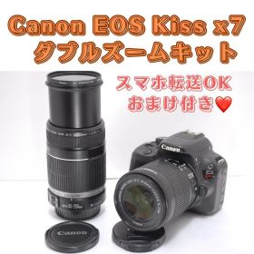 ✨人気機種✨Canon EOS Kiss x7 ダブルズームキット スマホ転送