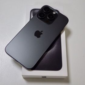 Apple版 SIMフリー iPhone15 Pro 128GB 電池87% ブラック 送料無料