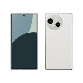 シャープ AQUOS スマートフォン SIMフリー 12GB/256GB 6.5型 SH-M28 ホワイト R9 SHARP