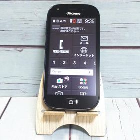 F-04J らくらくスマートフォン4 ブラック 黒色 BLACK docomo 本体 白ロム [訳あり] SIMロック解除済み SIMフリー D078140