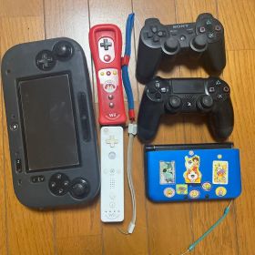 Wii U Pad、Wiiリモコン、PS4コントローラー、3DSセット ジャンク