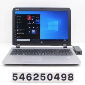 hp ProBook 450 G3 Core i3 6100U 2.3GHz/8GB/128GB(SSD)/Multi/15.6W/FWXGA(1366x768)/Win10 【546250498】