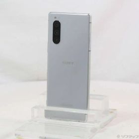〔中古品〕 Xperia 5 64GB グレー SO-01M docomoロック解除SIMフリー【344】