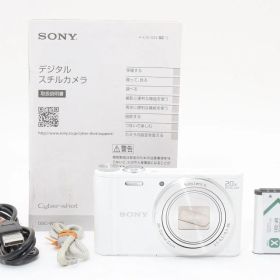 【極美品】SONY Cyber-Shot DSC-WX300 ホワイト 世界最小・光学20倍ズーム！約500枚スタミナバッテリーで旅行に最適！Wi-Fi転送