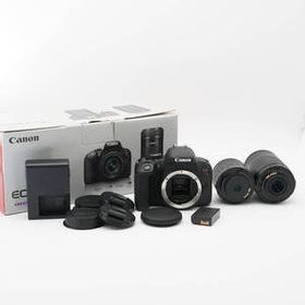 美品 Canon キヤノン EOS Kiss X9i / ZOOM LENS EF-S 18-55mm F4-5.6 IS STM / 55-250mm F4-5.6 ダブルズームキット #AA5091