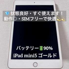 iPad mini 第5世代 64GB ゴールド★美品★キーボード&マウス 付き