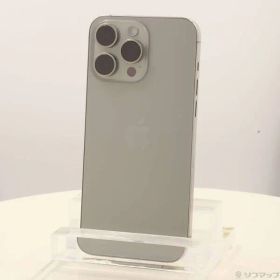 〔中古品〕 iPhone15 Pro Max 256GB ナチュラルチタニウム MU6R3J／A SIMフリー【251】