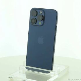 〔中古品〕 iPhone15 Pro Max 256GB ブルーチタニウム MU6T3J／A SIMフリー【198】