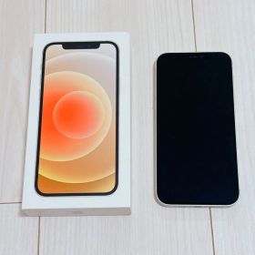 【美品】iPhone12 64GB ホワイト SIMフリー 本体 箱あり