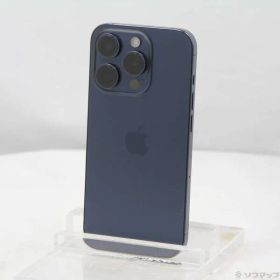 〔中古品〕 iPhone15 Pro 128GB ブルーチタニウム MTUA3J／A SIMフリー【349】