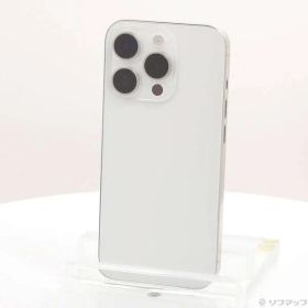 〔中古品〕 iPhone15 Pro 256GB ホワイトチタニウム MTUD3J／A SIMフリー【368】