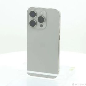 〔中古品〕 iPhone15 Pro 256GB ナチュラルチタニウム MTUF3J／A SIMフリー【258】