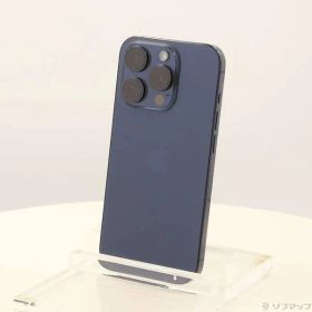〔中古品〕 iPhone15 Pro 256GB ブルーチタニウム MTUG3J／A SIMフリー【198】