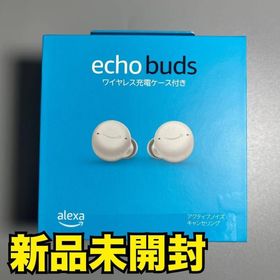 アマゾン(Amazon)の新品未開封 echo buds 第2世代 ワイヤレスイヤホン ホワイト(ヘッドフォン/イヤフォン)