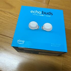【新品未開封】echo buds 第2世代 ワイヤレスイヤフォン ホワイト 白(ヘッドフォン/イヤフォン)