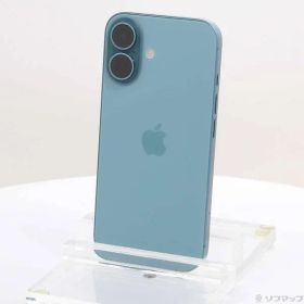 〔中古品〕 iPhone16 128GB ティール MYDV3J／A SIMフリー【198】