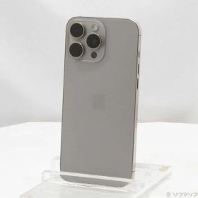 〔中古品〕 iPhone16 Pro Max 256GB ナチュラルチタニウム MYWK3J／A SIMフリー【348】