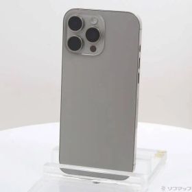 〔中古品〕 iPhone16 Pro Max 256GB ナチュラルチタニウム MYWK3J／A SIMフリー【258】