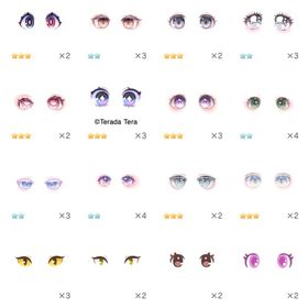 【ダブリスト/顔パ NO.2】目/アイ | ピグパ(ピグパーティ)のアイテム、RMTの販売・買取一覧