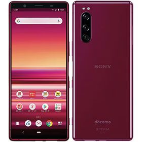 【中古】 Xperia 5 SO-01M[64GB] docomo レッド【安心… docomo 状態B 64GB