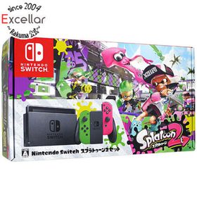 ニンテンドースイッチ(Nintendo Switch)の任天堂 Nintendo Switch スプラトゥーン2セット Joy-Con(L)なし・本体いたみ 元箱あり(家庭用ゲーム機本体)