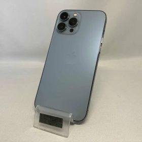 au 【SIMロックなし】MLJ73J/A iPhone 13 Pro Max 128GB シエラブルｰ au