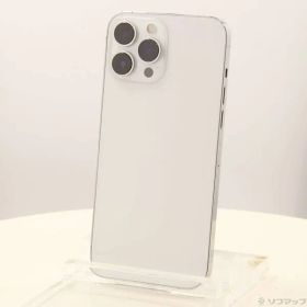 〔中古品〕 iPhone13 Pro Max 256GB シルバー MLJ93J／A SIMフリー【196】