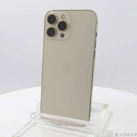 〔中古品〕 iPhone13 Pro Max 256GB ゴールド MLJA3J／A SIMフリー【198】