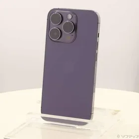 〔中古〕Apple(アップル) iPhone14 Pro 1TB ディープパープル MQ313J／A SIMフリー〔262-ud〕