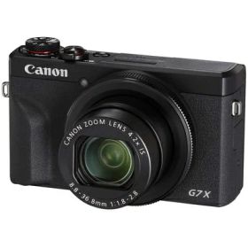 【中古】（新古品） Canon コンパクトデジタルカメラ PowerShot G7 X Mark III ブラック 1.0型センサー/F1.8レンズ/光学4.2倍ズーム PSG7XMARKIIIBK