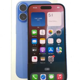 【Apple】アップル『iPhone 16 / 6.1inch / 128GB / SIMフリー / ウルトラマリン』MYDU3J/A 2024年発売 スマートフォン 1週間保証【中古】