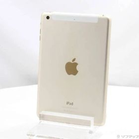 〔中古品〕 iPad mini 3 16GB ゴールド MGYR2J／A docomo【198】