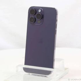 〔中古品〕 iPhone14 Pro Max 256GB ディープパープル MQ9E3J／A SIMフリー【371】