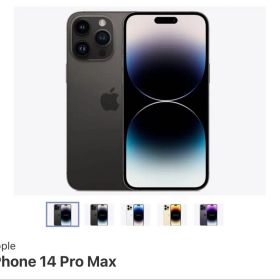 Apple iPhone 14 Pro Max 256GBスペースブラック