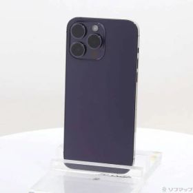 〔中古品〕 iPhone14 Pro Max 256GB ディープパープル NQ9E3J／A SIMフリー【198】