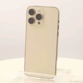 〔中古品〕 iPhone14 Pro Max 1TB ゴールド MQ9M3J／A SIMフリー【295】