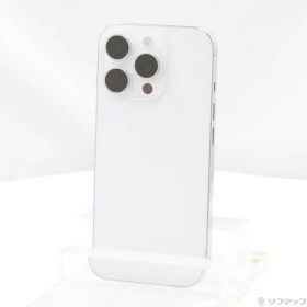 〔中古品〕 iPhone16 Pro 128GB ホワイトチタニウム MYMW3J／A SIMフリー【377】
