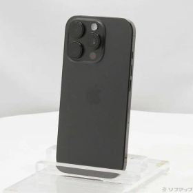 〔中古品〕 iPhone16 Pro 128GB ブラックチタニウム MYMV3J／A SIMフリー【348】
